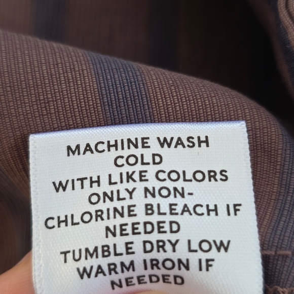 LL Bean Men's Striped Hybrid Swim Shorts Slim Straight Fit - 38 - Picture 7 of 7